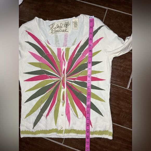 Anthropologie Field Flowers sweater blouse sz small - Picture 7 of 7